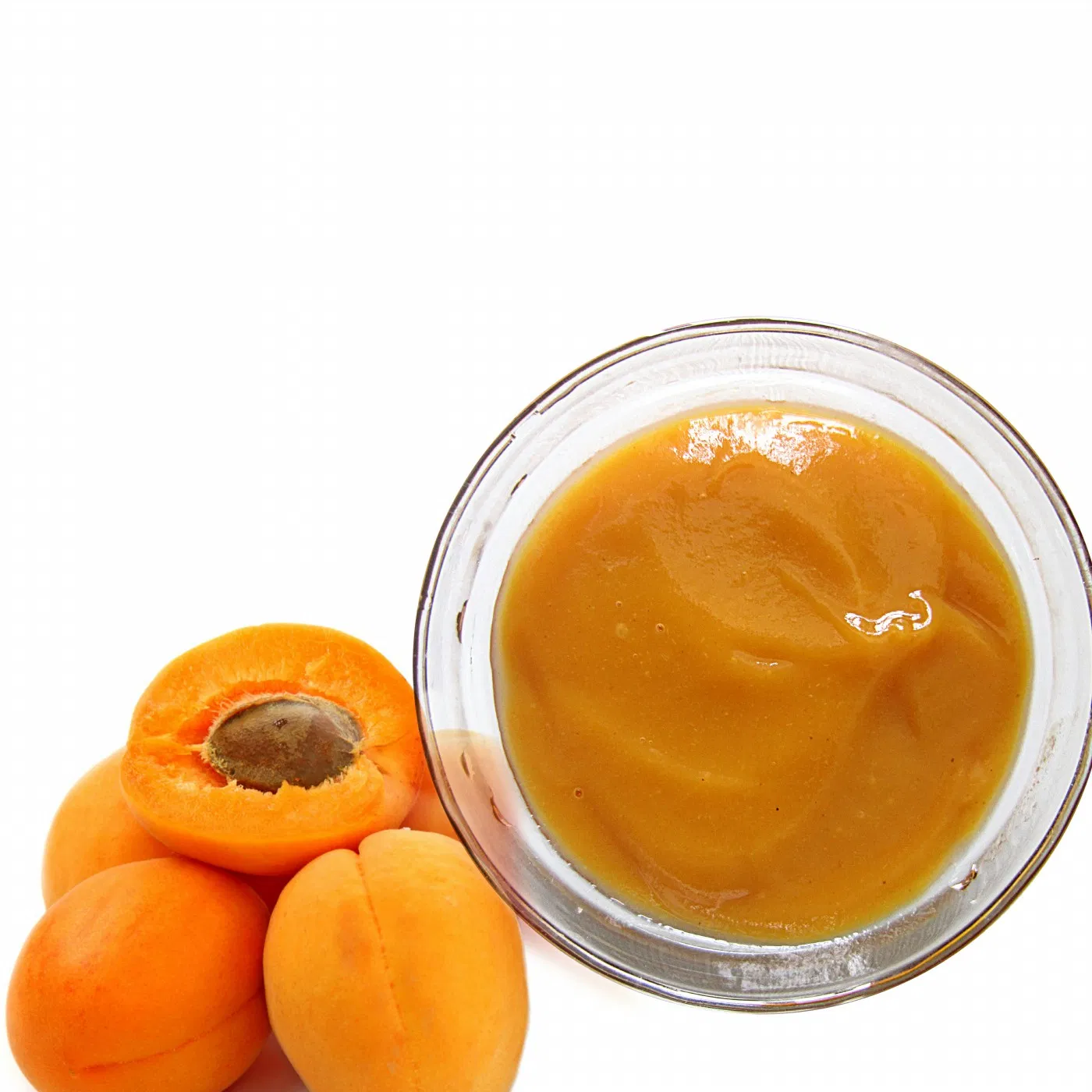 Purée d'abricots de haute qualité